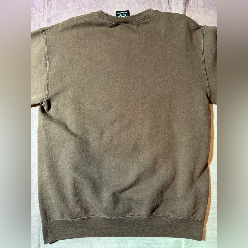 Thrasher Skateboarding Sweatshirt Small Brown Mens Crewneck Gonz Mark Gonzales - Picture 9 of 9